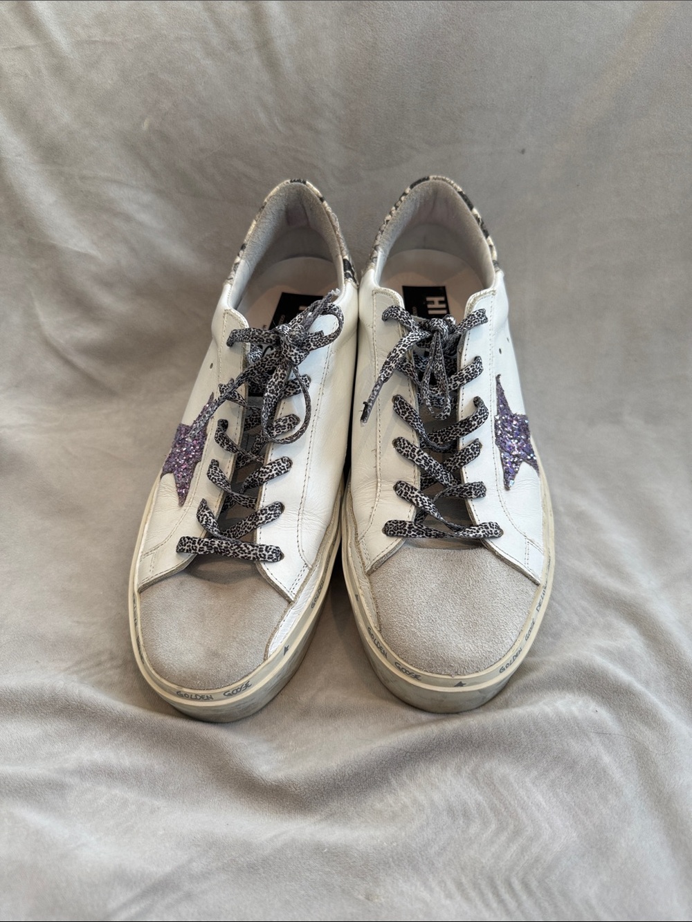 Golden Goose Private Edition Hi Star Leather Sneakers size 41 - Picture 3 of 9